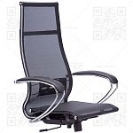 Каркас кресла МЕТТА B 1m 7/К131 (Комплект 7) (сетка Т-01 черная/черная)