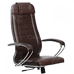 Каркас кресла МЕТТА B 1m 32P/K116 (Комплект 29) хром  (№723 кожа перф. коричневая)