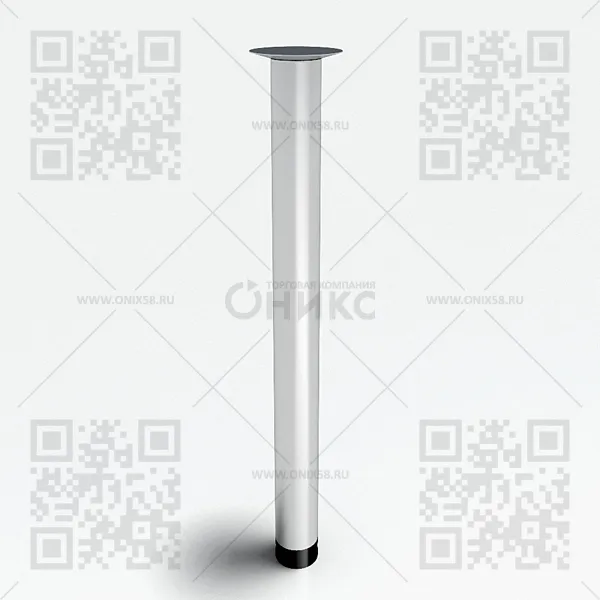 В-852 Опора металлическая 71см АО-404 хром крепление диск Н-71 ДХ