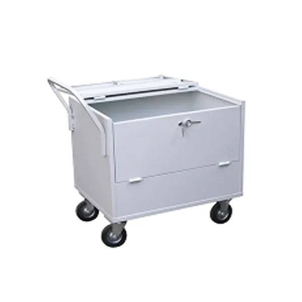 Тележка для денег большая 2 крышки 790х560х800 мм.