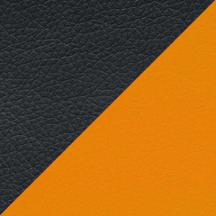 BL+ORANGE черный/оранжевый искусственная кожа